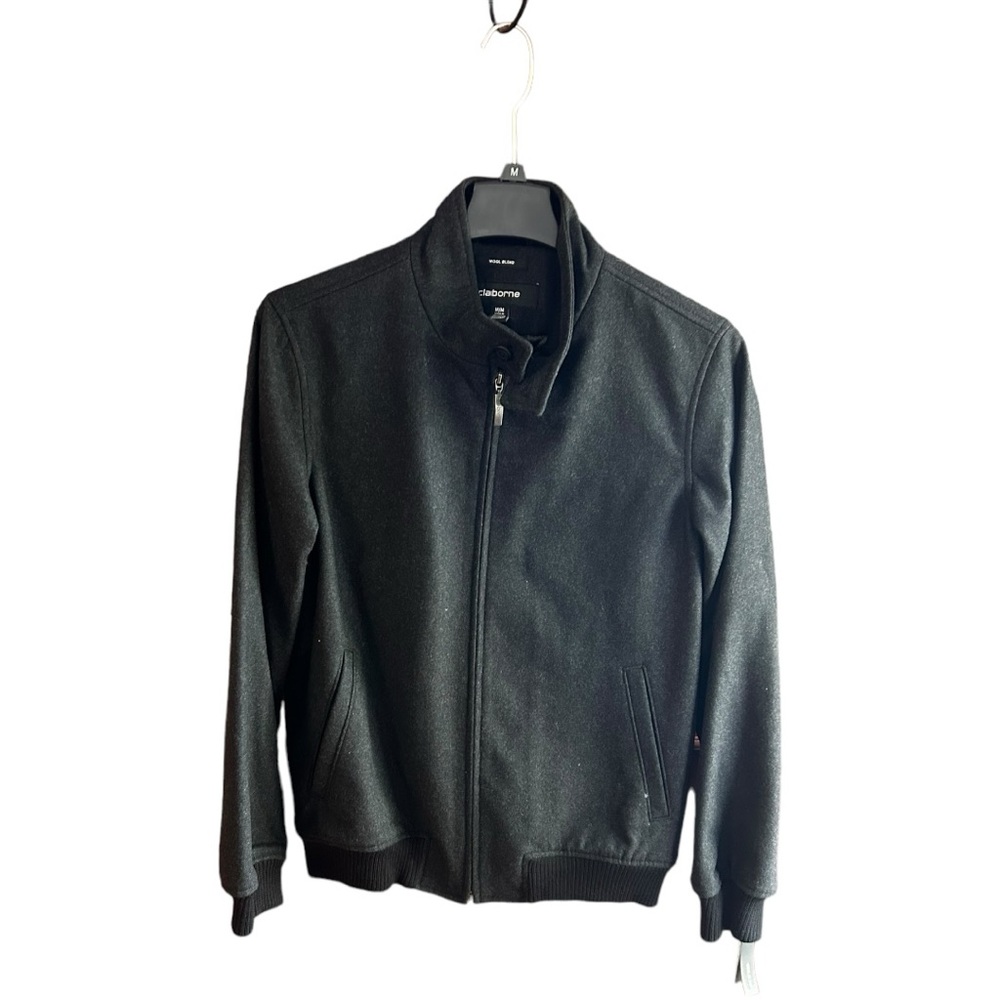 Claiborne Men's wool blend bomber style jacket Size M, Size M, Size XL